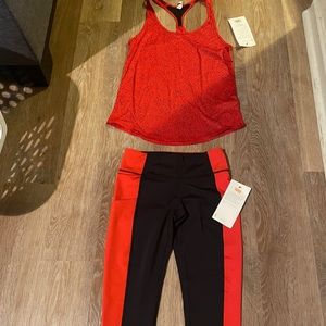 NWT Lucy tank and cropped leggings!